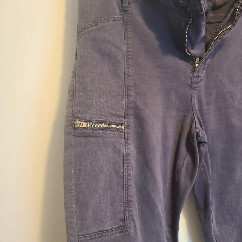 Pistola Topanga Cargo Zipper Skinny Pants Ankle Zip Charcoal Grey Women's 32 - Picture 4 of 7